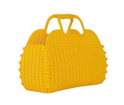 Mini Sac Pliable en Plastique Egg Yellow
