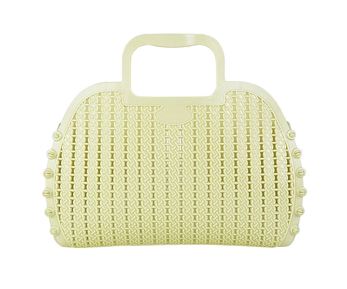 Bolsa Mini Plegable Plstico Lime Cream
