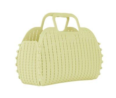 Borsa Mini Pieghevole Plastica Lime Cream