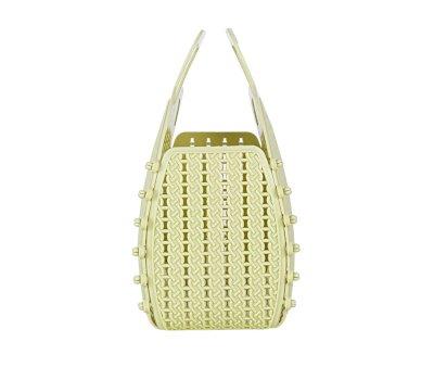 Borsa Mini Pieghevole Plastica Lime Cream