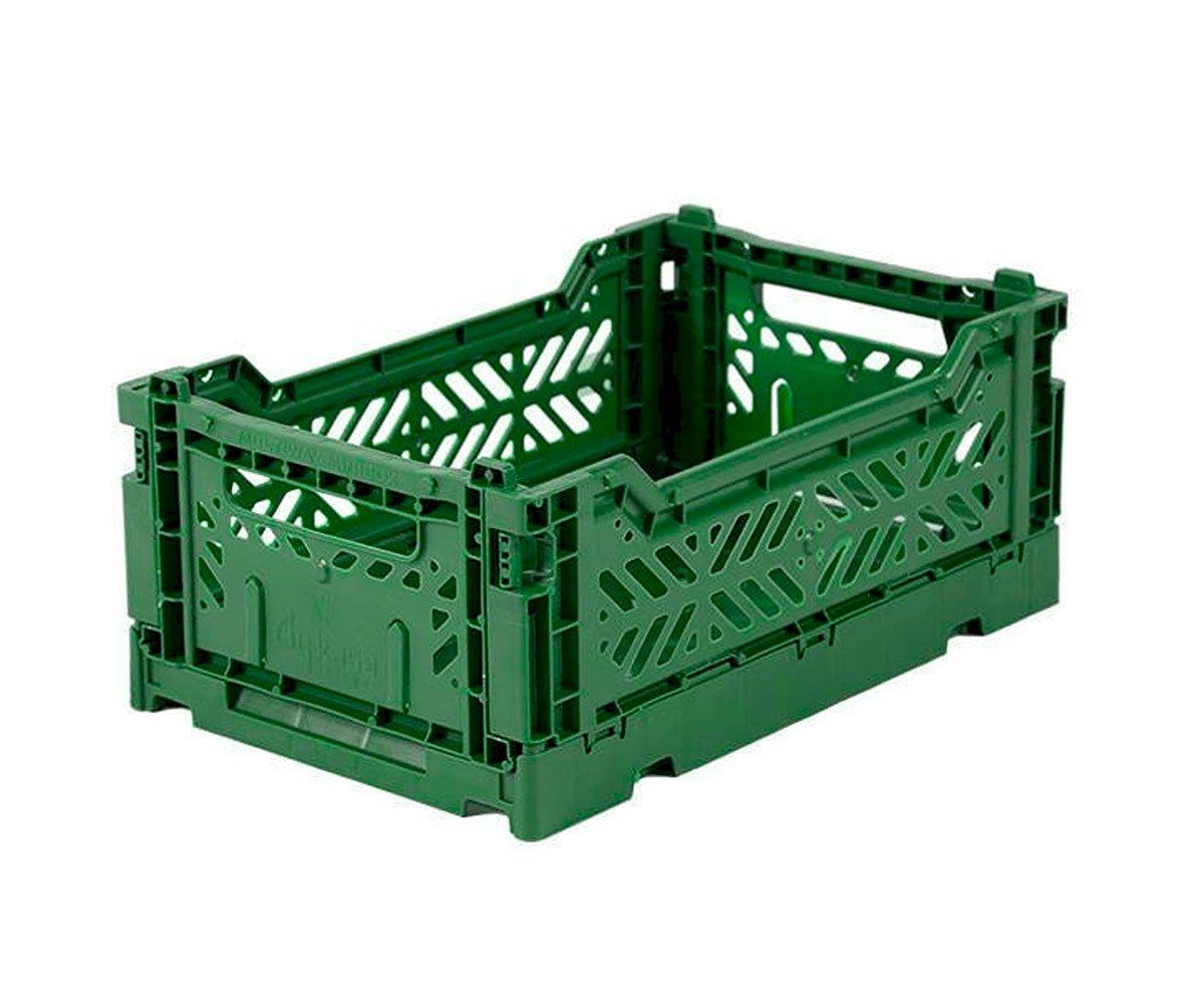 Caja Lillemor Plegable Mini Dark Green