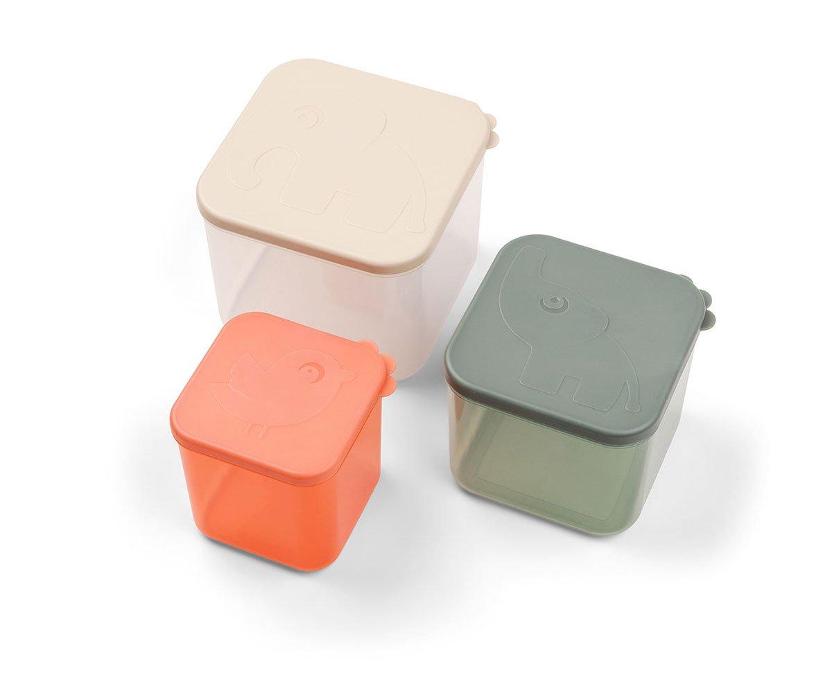 Set 3 Scatole L Porta Alimenti Elphee Colour Mix