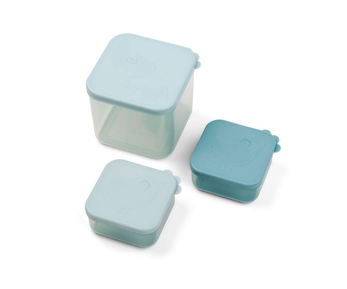 Set 3 Scatole M Porta Alimenti Elphee Blue