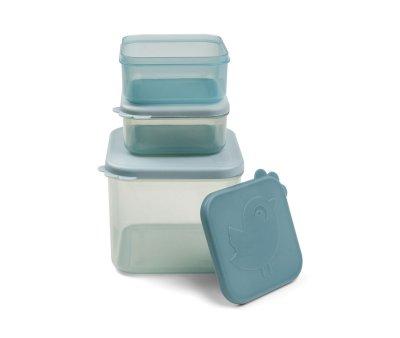 Set 3 Scatole M Porta Alimenti Elphee Blue