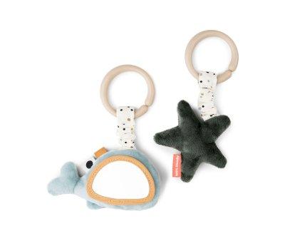 Conjunto de 2 brinquedos sensoriais Wally Blue