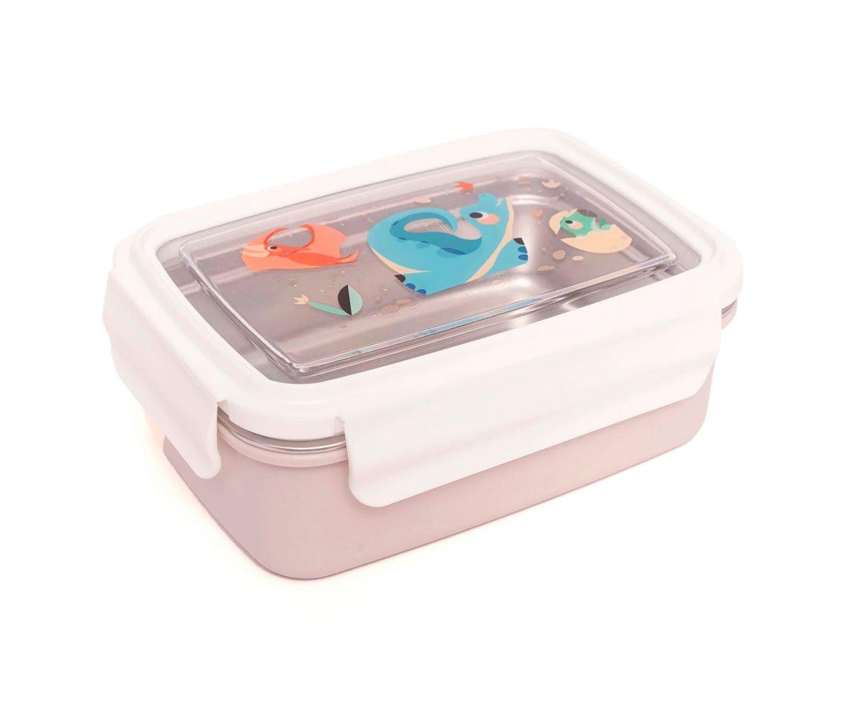 Lunch Box Plastica-Inox Dino