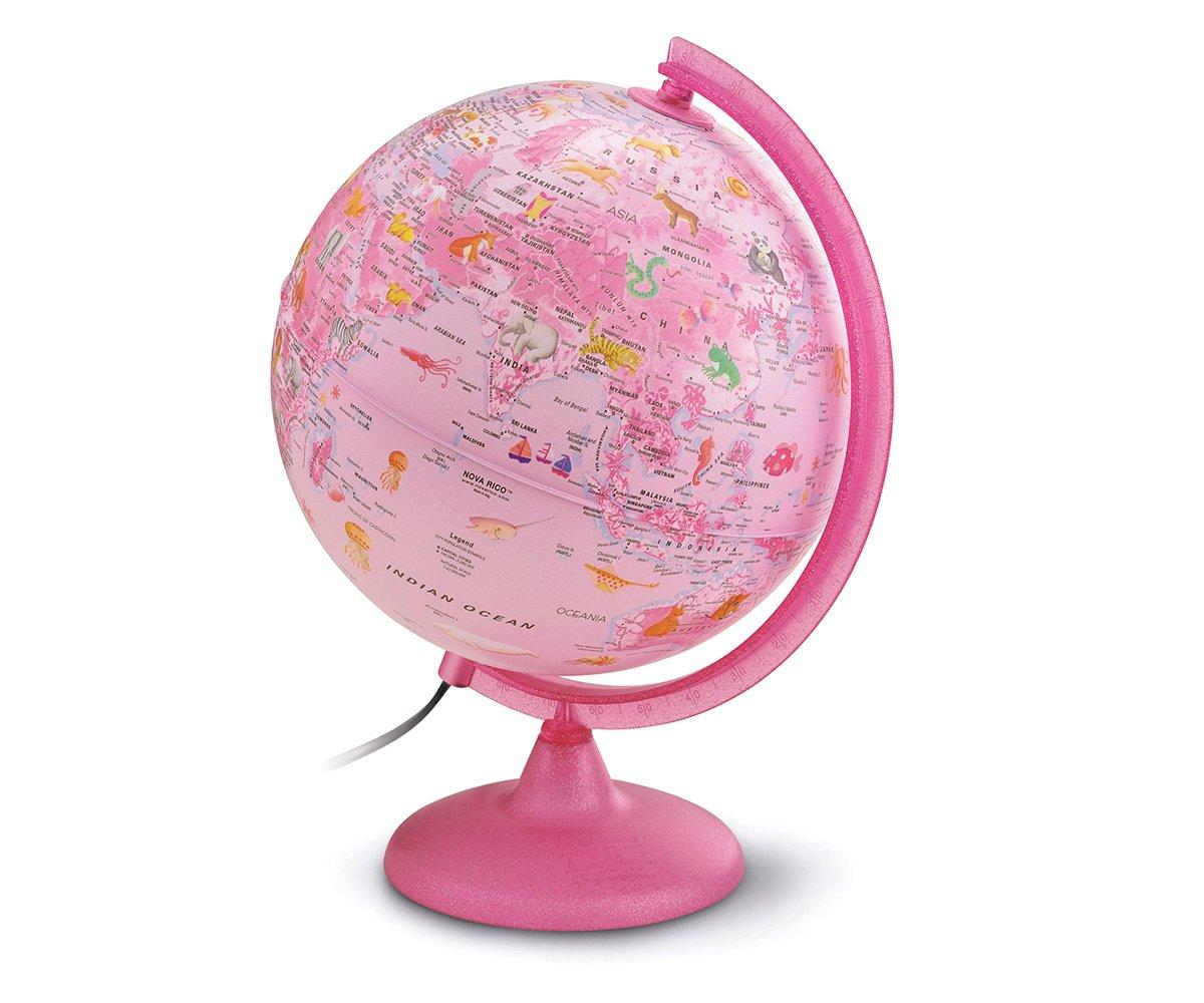 Globe terrestre Pink Zoo