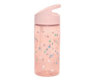 Botella Plstico con Pajita Dino Personalizable