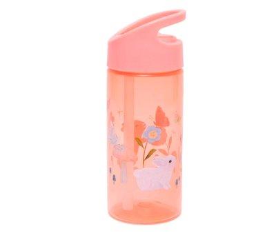 Botella Plstico con Pajita Bunny Personalizable