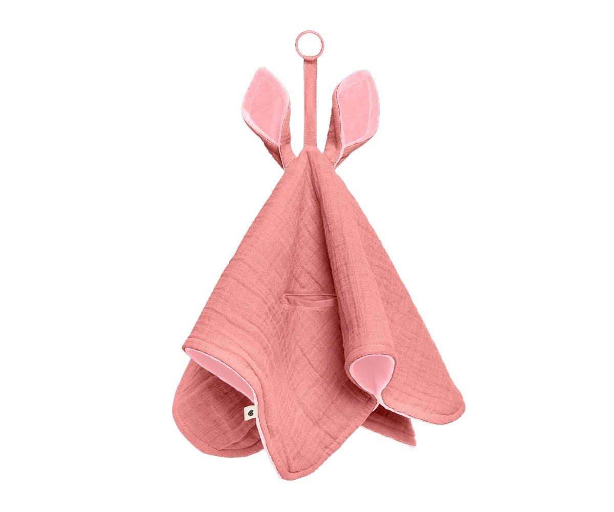 Doudou Kangaroo BIBS Dusty Pink