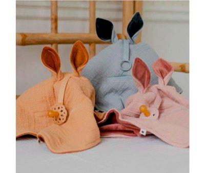 Doudou Kangaroo BIBS Pale Butter