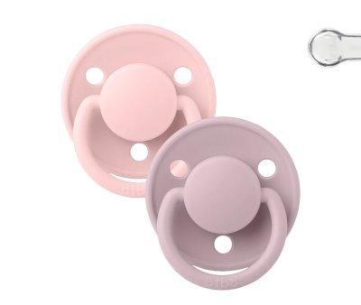 2 Chupetas BIBS de silicone De Lux  Blossom/Dusky Lilac