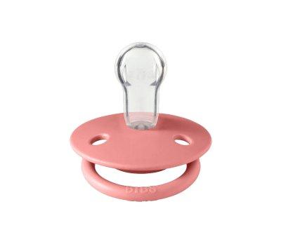 2 Chupetes BIBS De Lux Pale Butter/Dusty Pink Silicona