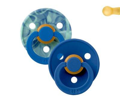 2 Chupetes BIBS Colour Round Ocean Tie Dye