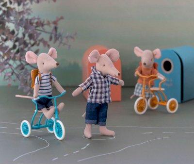 Topina Scuola Mouse Big Sister con Zainetto Rosa