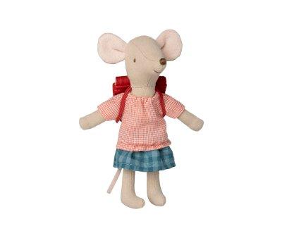 Vestiti Scuola e Zainetto Rosso Mouse Big Sister
