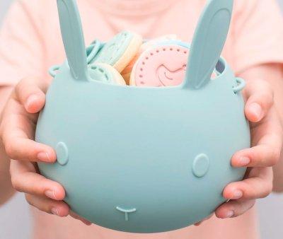 Balde de Pscoa Pistachio Silicone Bunny
