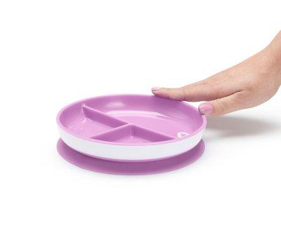 Piatto Divisorio con Ventosa Stay Put  Lilla