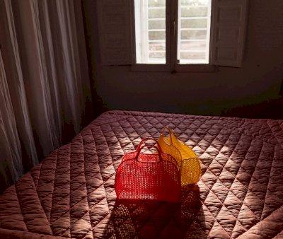 Bolsa Retro Vintage Coral