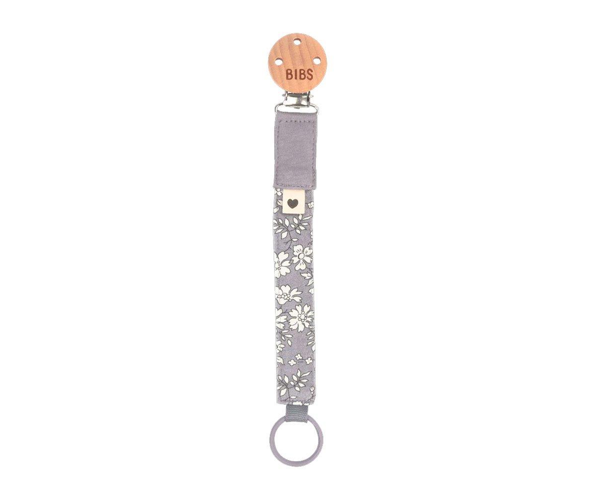 Attache-sucette BIBS Liberty Capel Fossil Grey