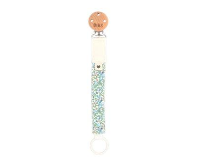 Attache-sucette BIBS Liberty Eloise Ivory