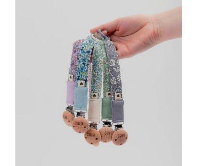 Portasucchietto BIBS Liberty Chamomile Lawn Violeta Sky