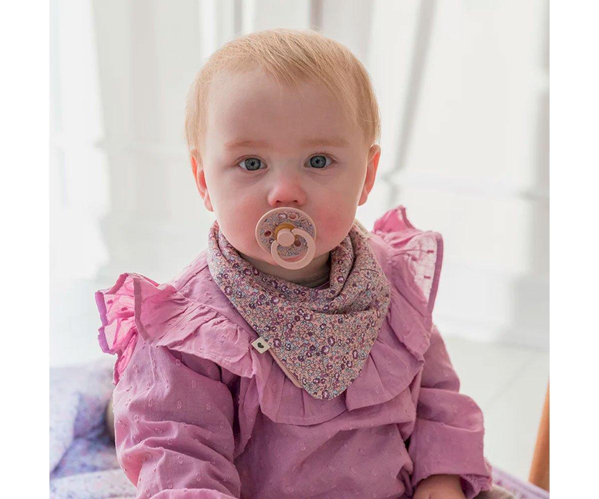 Bavoirs BIBS Liberty Eloise Blush