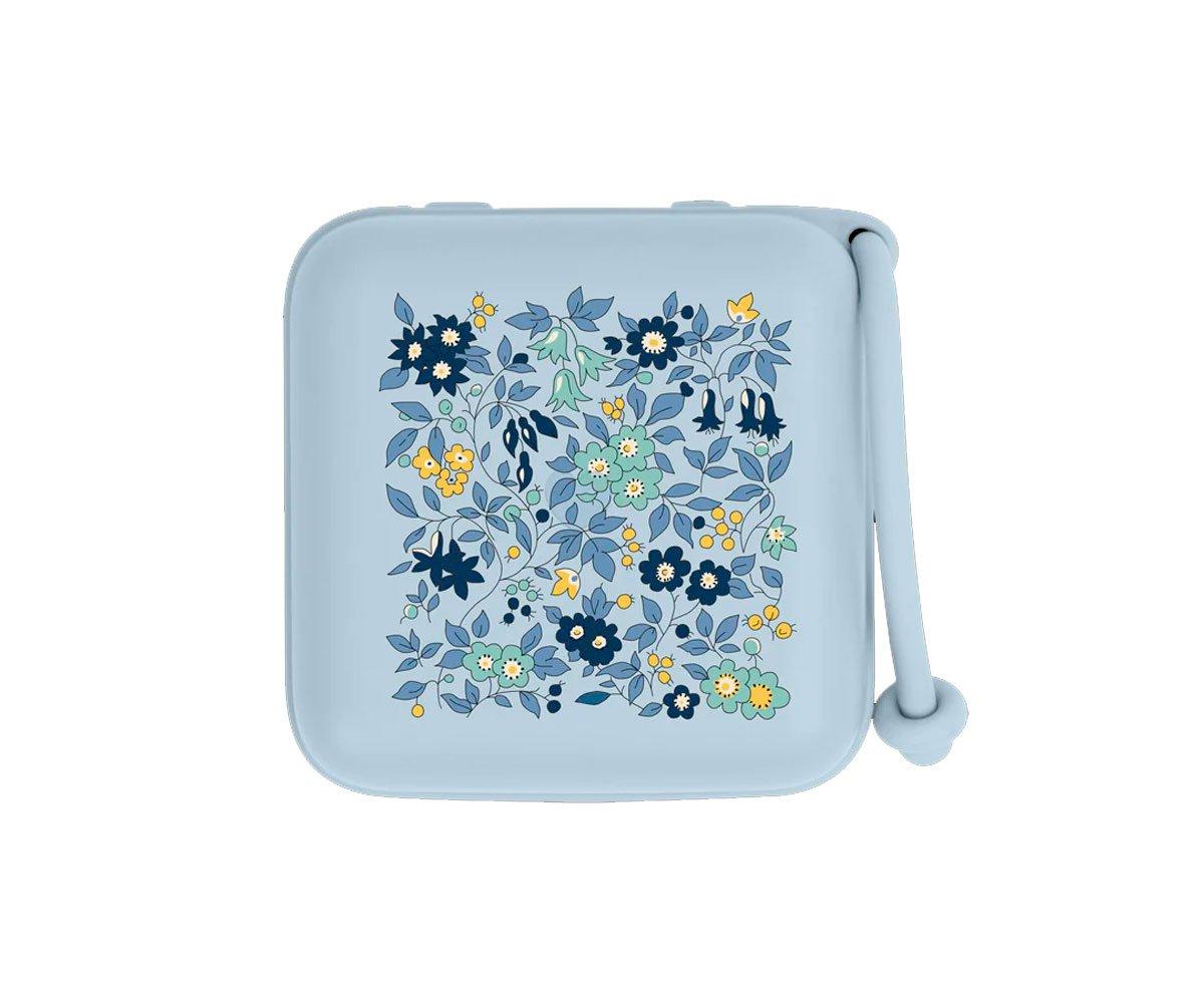 Portachupetes BIBS Liberty Chamomile Lawn Baby Blue