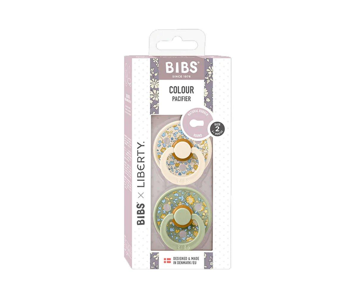 Bibs Chupetes Sage Talla 2 6-18 Meses Verde y Gris 2 Uds - Atida