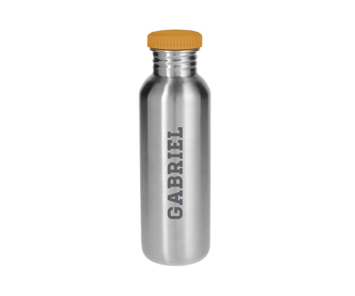 Bouteille en Acier Mustard Basic Personnalisable 750 ml