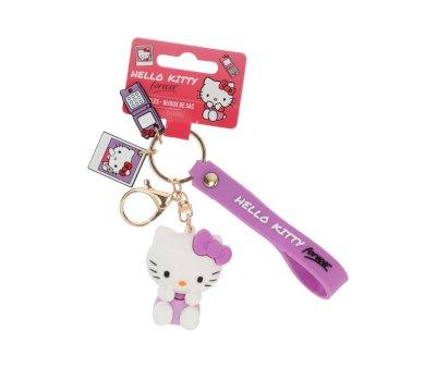 Portachiavi Ciondolo Hello Kitty Lilla