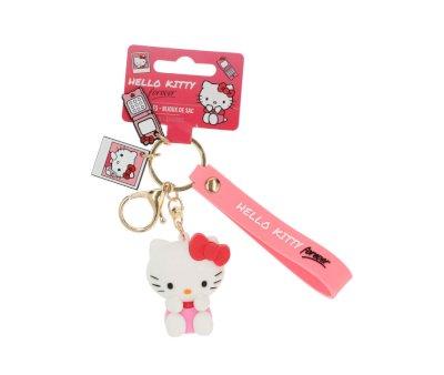 Porte-cls pendentif Hello Kitty Rose