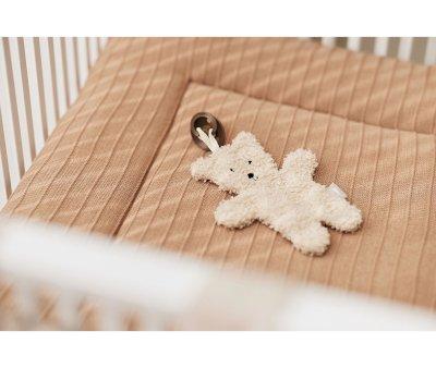 Doudou Porte-sucettes Teddy Bear Natural