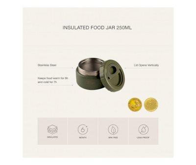 Caja Almuerzo Trmica Verde 250ml