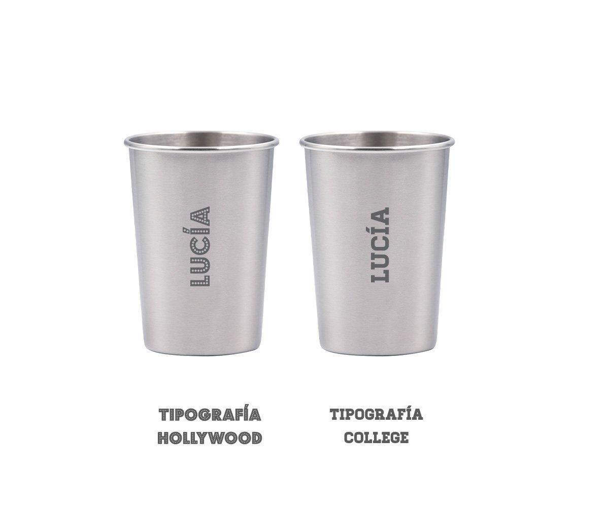 Vaso Acero Inoxidable Personalizable 500ml - Tutete