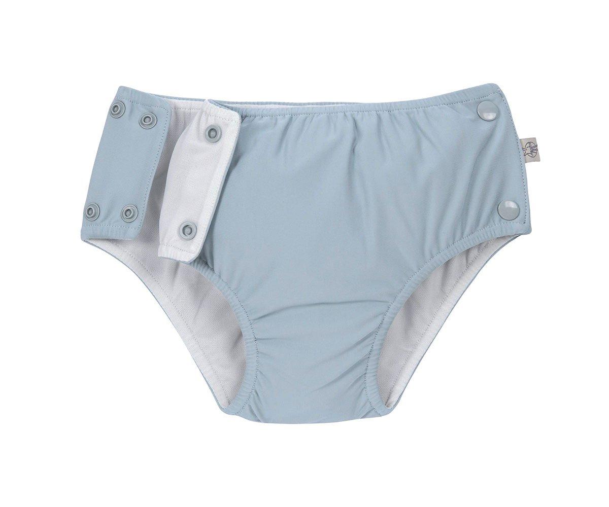 Couche Culotte de Bain à Boutons Light Blue - Tutete