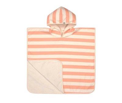 Poncho Lassig Stripes Milky Peach