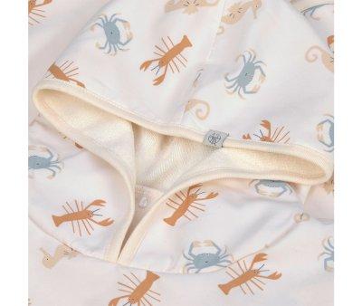 Poncho Mare Lassig Sea Animals Milky