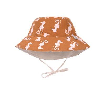 Chapu de praia reversvel Seahorse Caramel