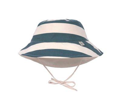 Cappellino Reversibile Stripes Milky Blue