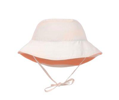 Chapu de praia reversvel Stripes Milky Peach