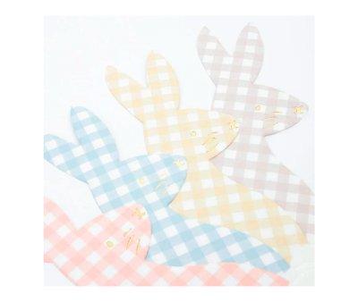 16 Tovaglioli Bunny Gingham