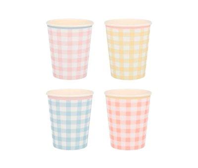 12 Vasitos Gingham
