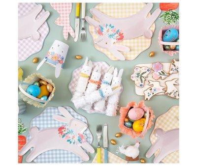12 Piatti Carta Piccoli Gingham