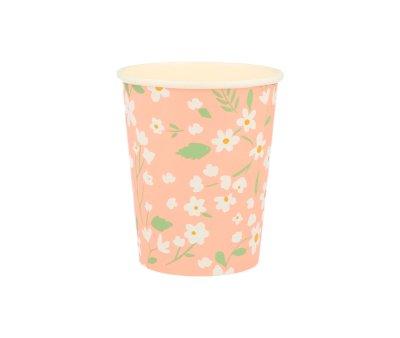 8 Bicchieri Carta Ditsy Floral