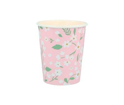 8 Bicchieri Carta Ditsy Floral