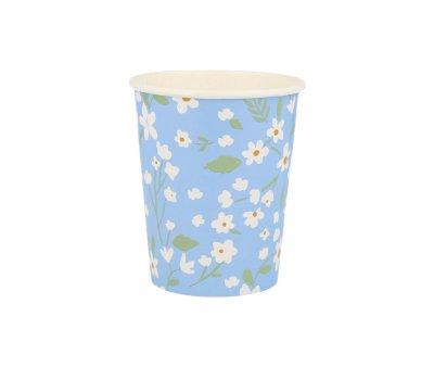 8 Bicchieri Carta Ditsy Floral