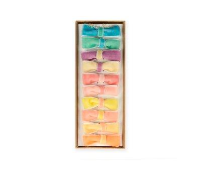 10 Clips Pastel de Lazo Velvet Pastel