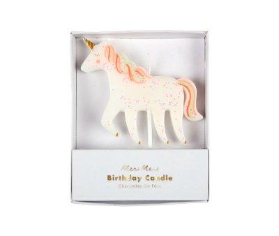 Candela Unicorno Glitter