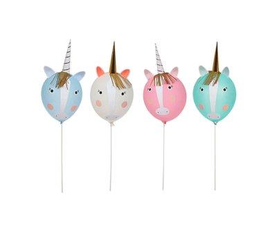 4 Palloncini Unicorno